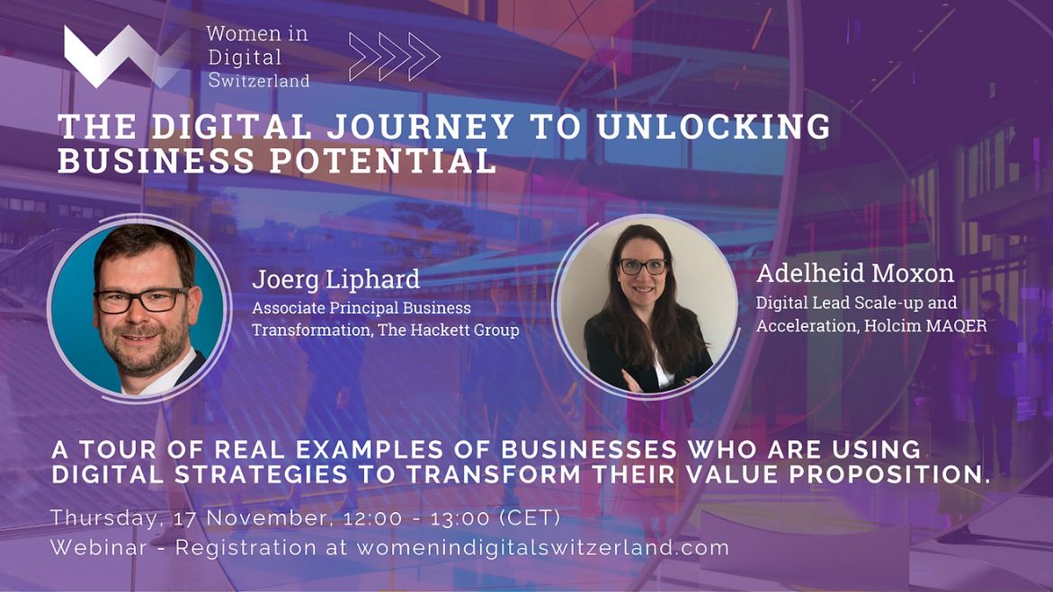 Event Poster The digital journey to unlocking business potential