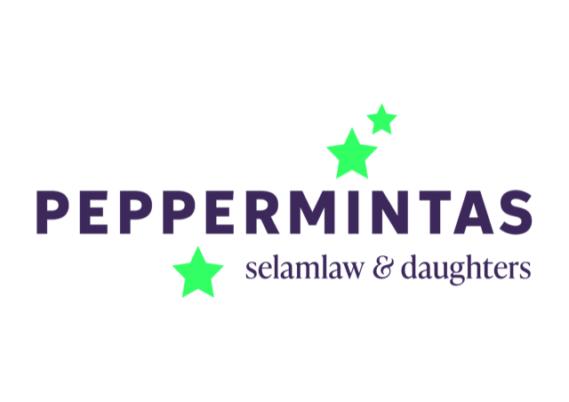 Peppermintas Schriftzug Sandoz logo